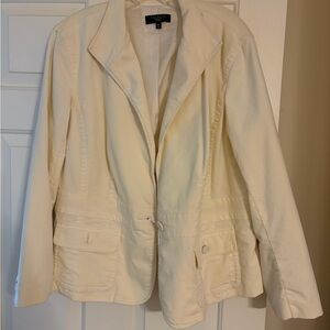 Talbots Women's Ivory Blazer